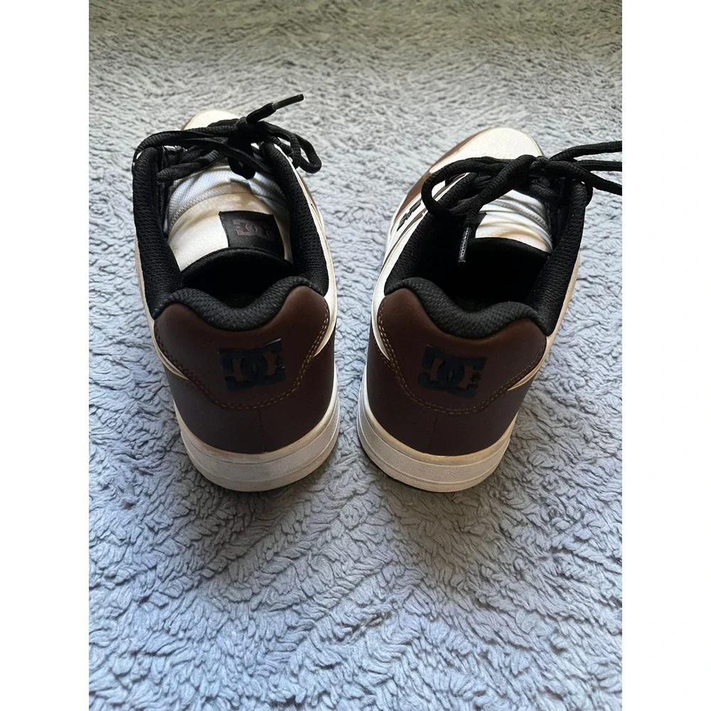 DC Shoes Manteca 4 Skate Sneakers Brown White Black Low Top Men's Skateboarding